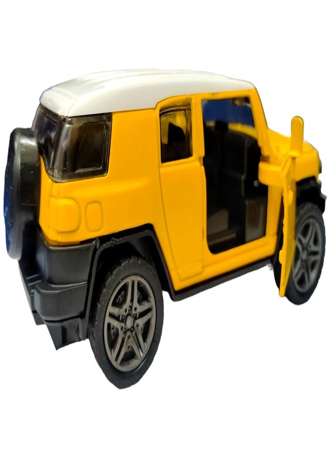 Caught Trendy Pull Back Action Die-cast Metal Model Decorative Open Door Realistic Mini Toy Car Vehicle for Kids Boys Girls and Best Birthday Return Gift for Kids.[ Multicolor ] - Image 2